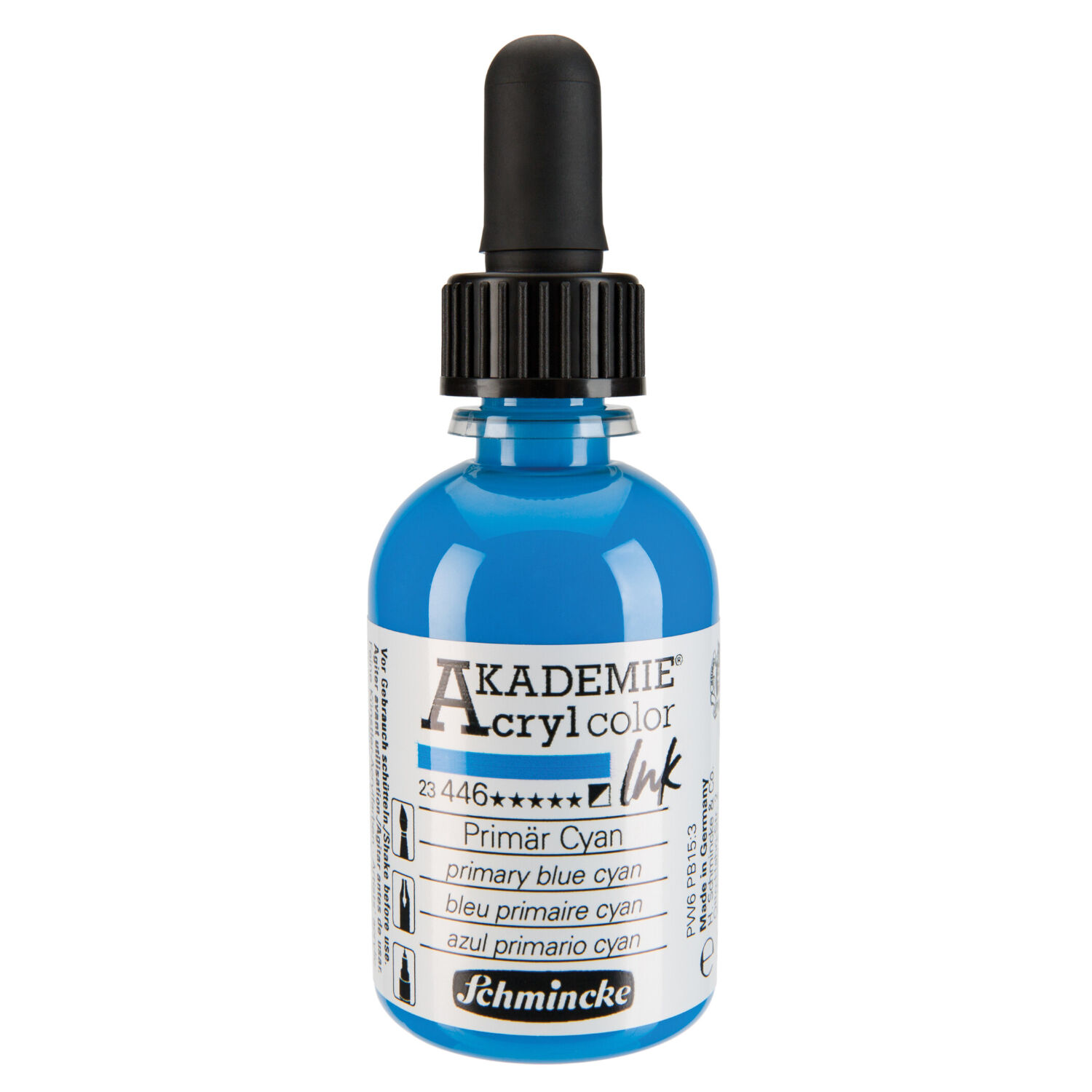 Schmincke Acryl Color Ink 50ml, Primr Cyan