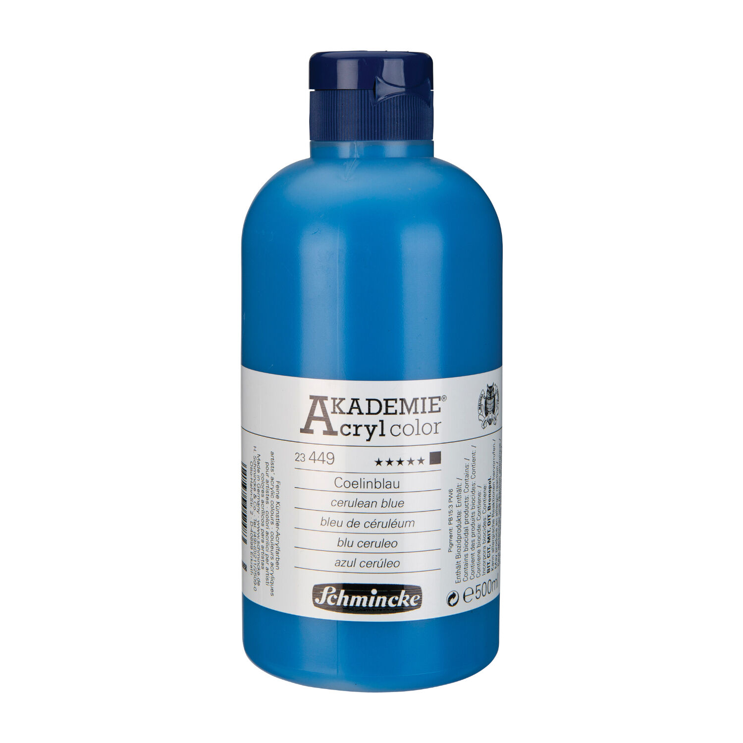 Akademie-Acryl 500ml, Coelinblau