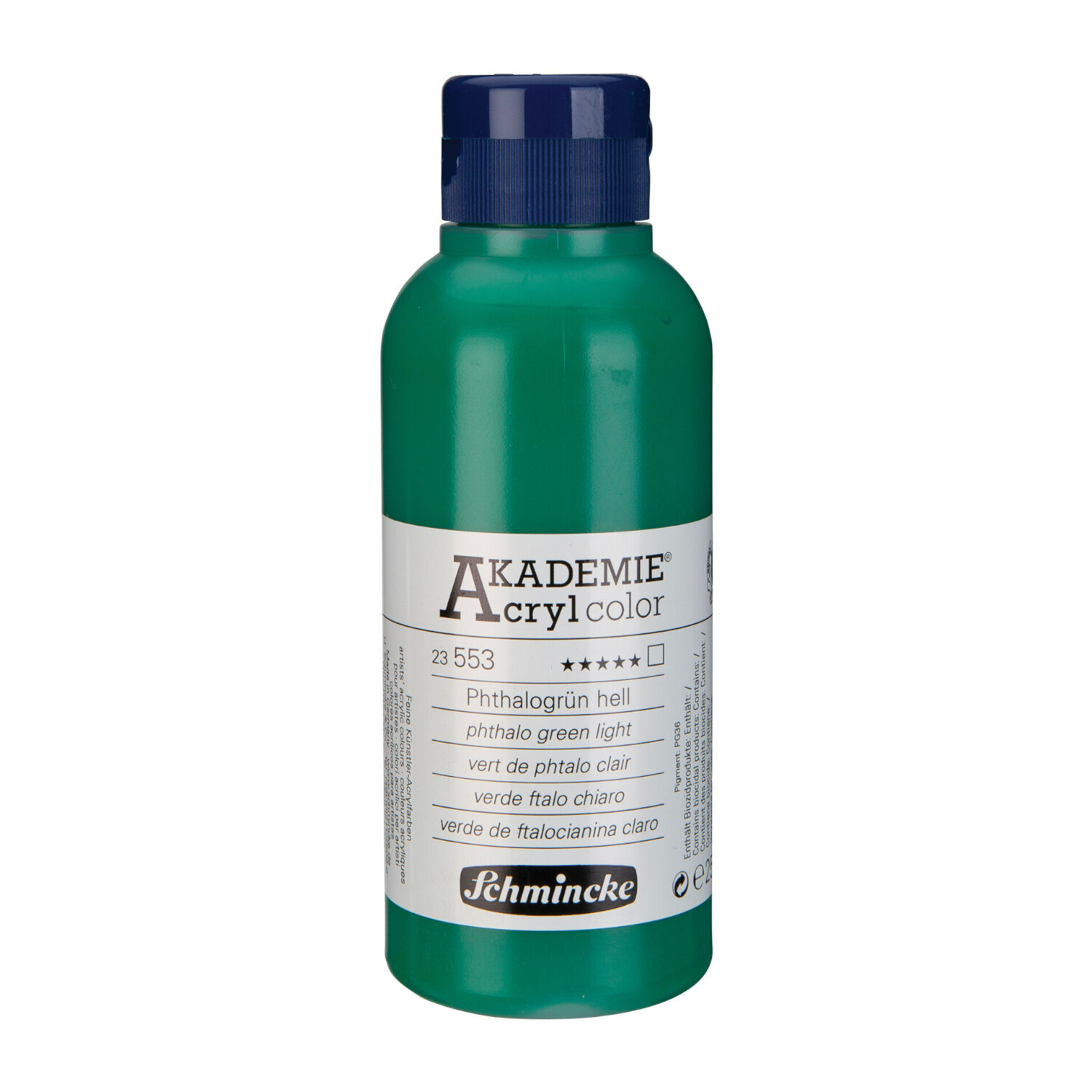 Akademie-Acryl 250ml, Phthalogrn hell
