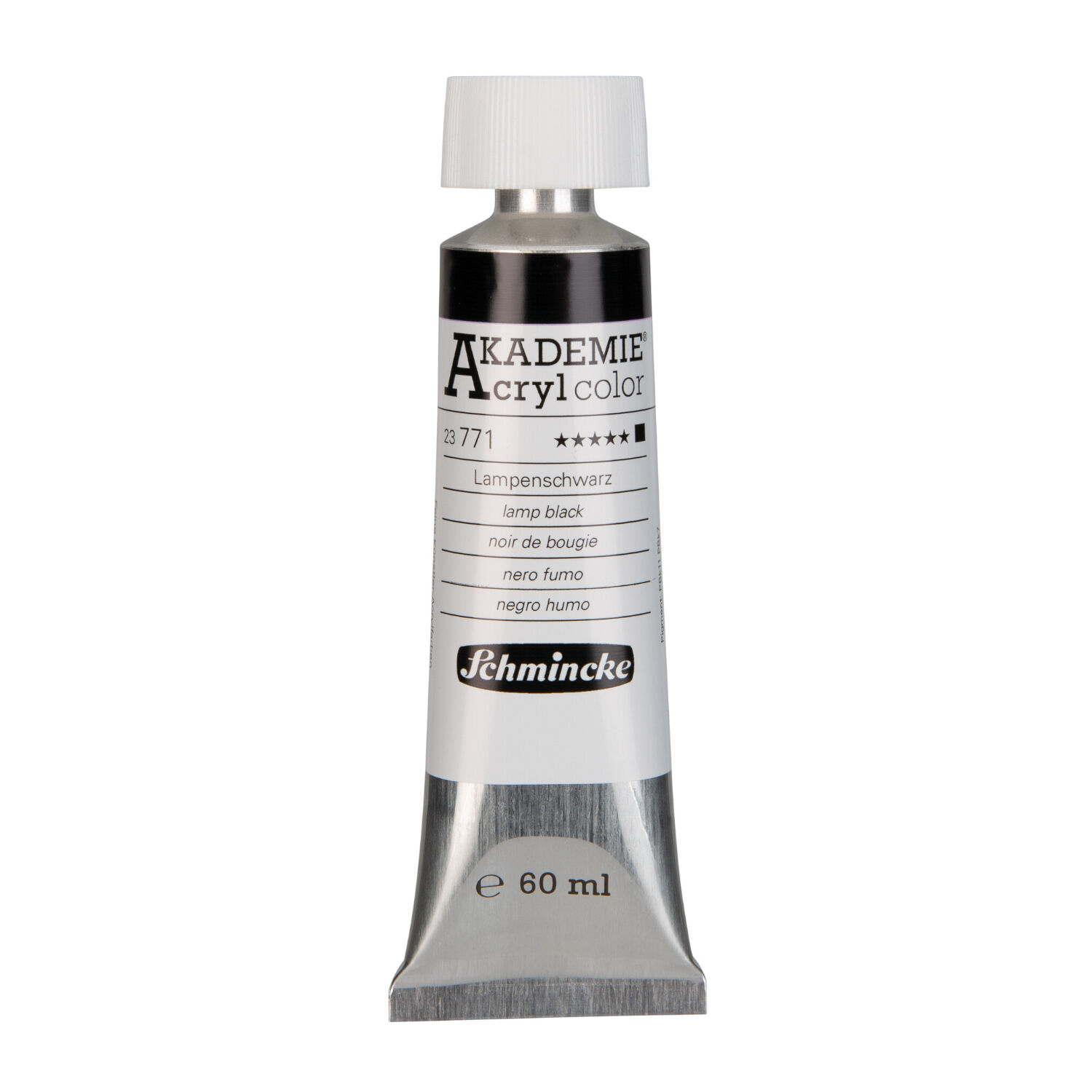 Akademie-Acryl 60ml, Lampenschwarz