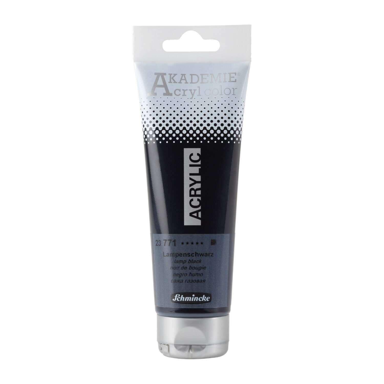 Akademie-Acryl 120ml, Lampenschwarz