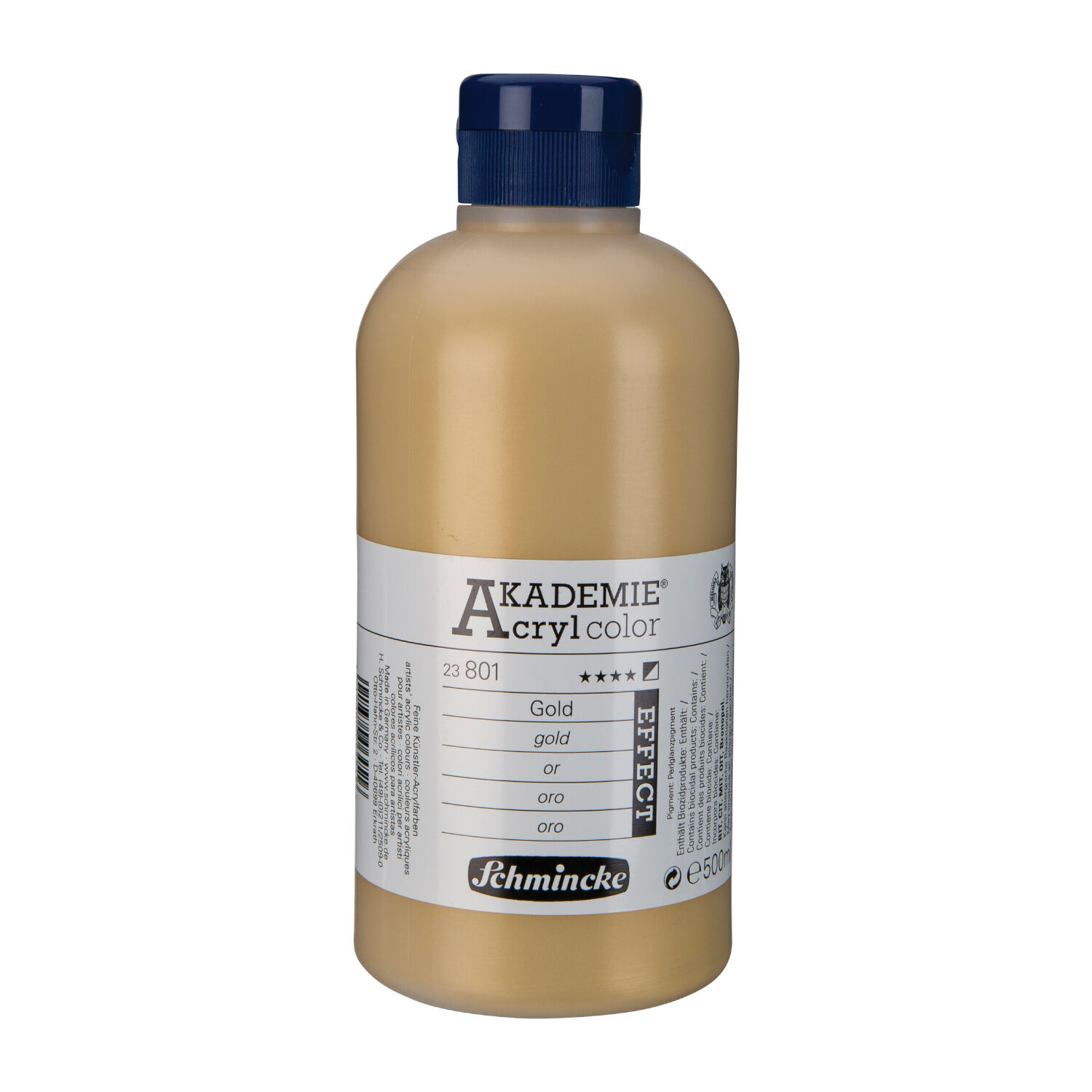 AKADEMIE Acryl color, Gold, 500 ml
