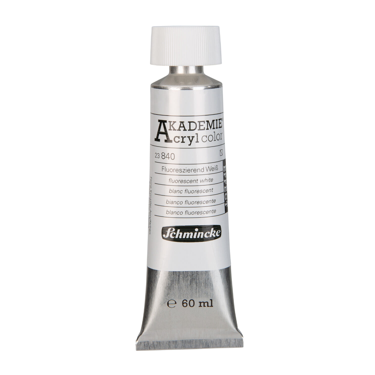 Akademie-Acryl 60ml, Fluoreszierend Wei