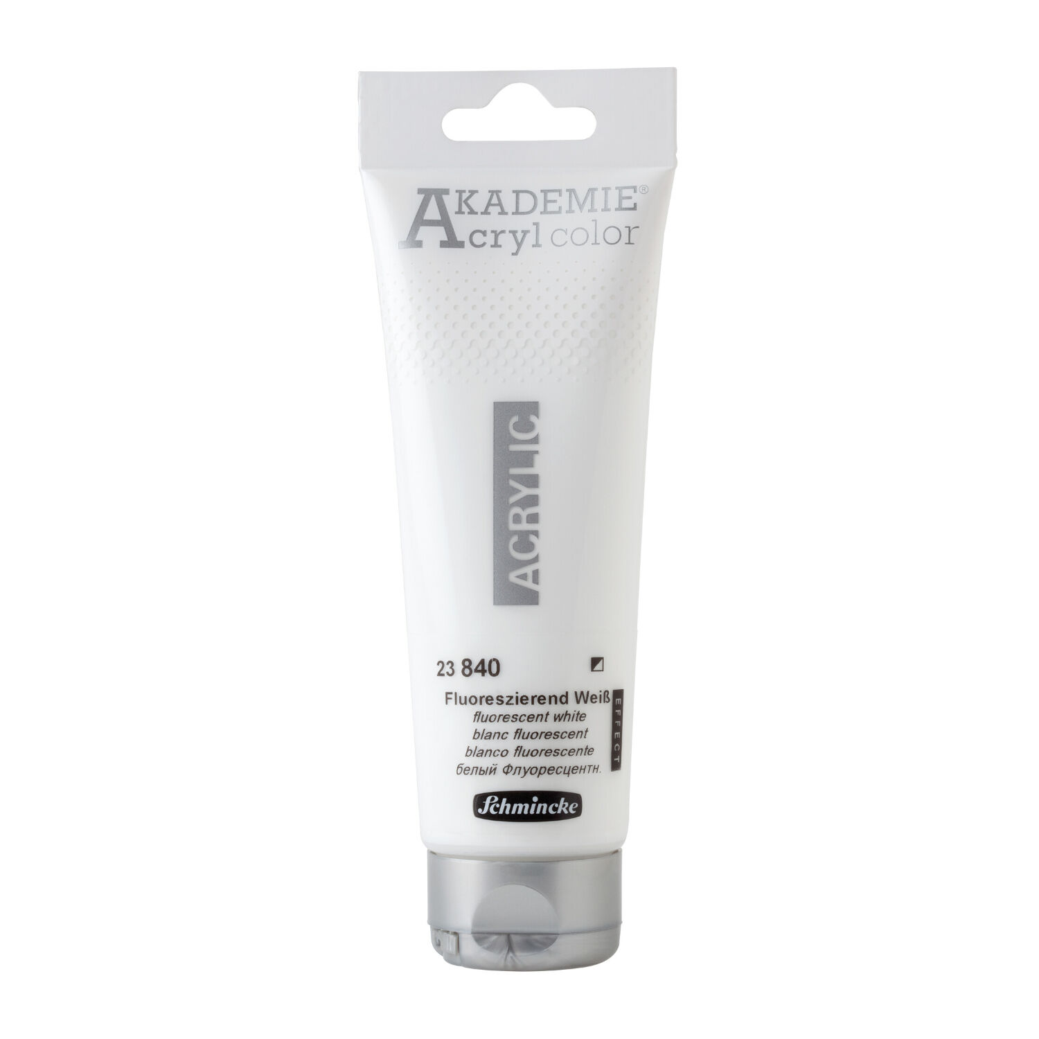 Akademie-Acryl 120ml, Fluoreszierend Wei