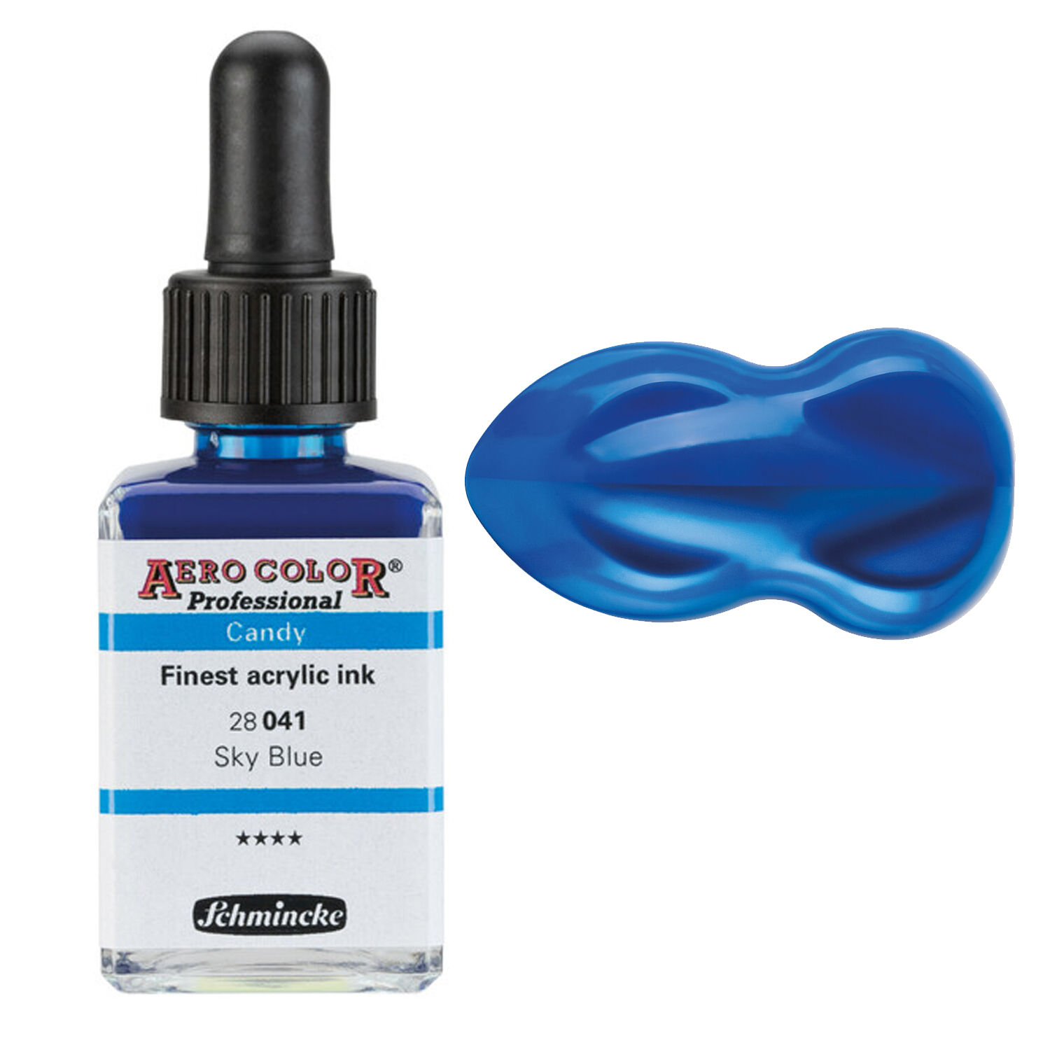 NEU Schmincke AERO COLOR Airbrushfarbe 28ml, Candy Sky Blue