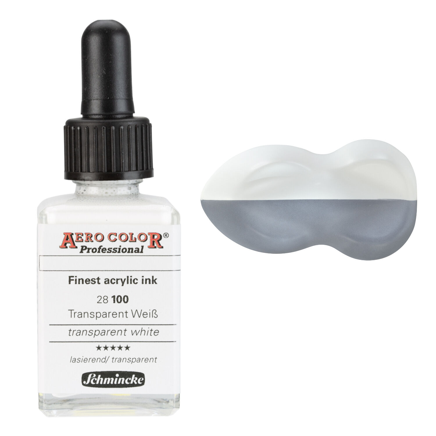 AERO COLOR Airbrushfarbe 28ml Transp. Wei