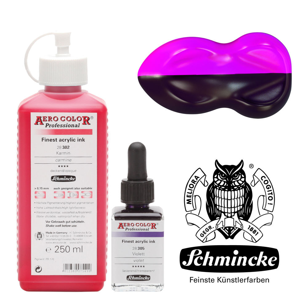 AERO COLOR Airbrushfarbe 28ml BASIS Magenta