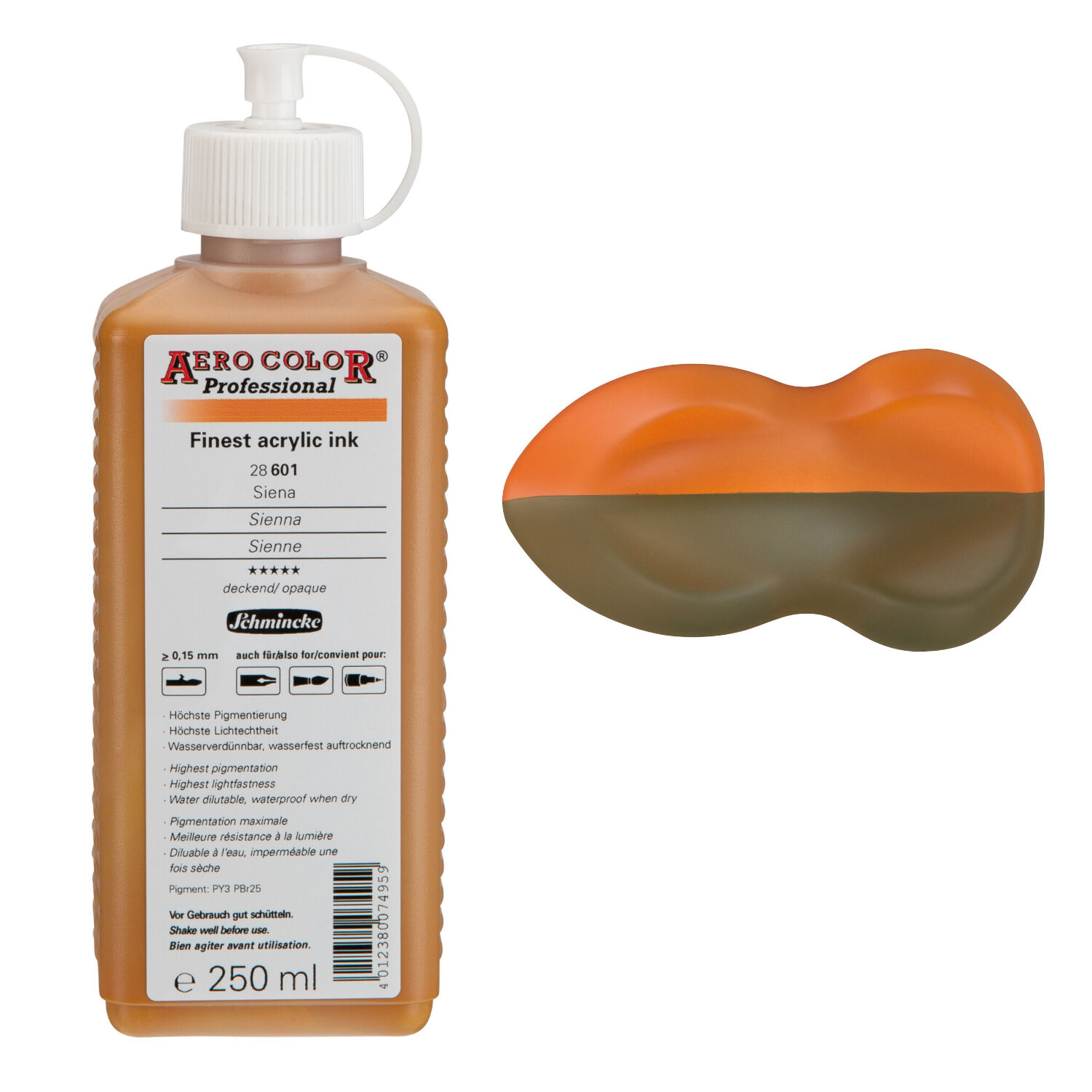 AERO COLOR Airbrushfarbe 250ml Siena