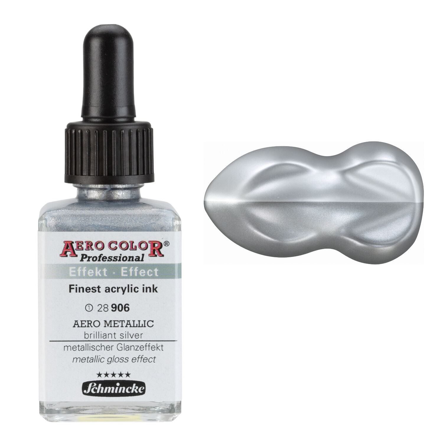 AERO COLOR 28ml METALLIC Brilliant silver