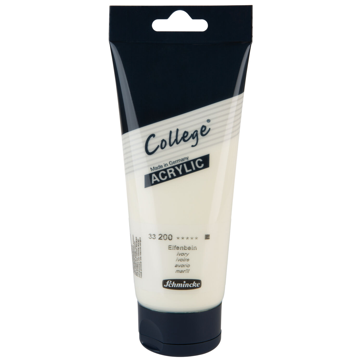 SALE College Acrylic Acrylfarbe, 200ml, Elfenbein