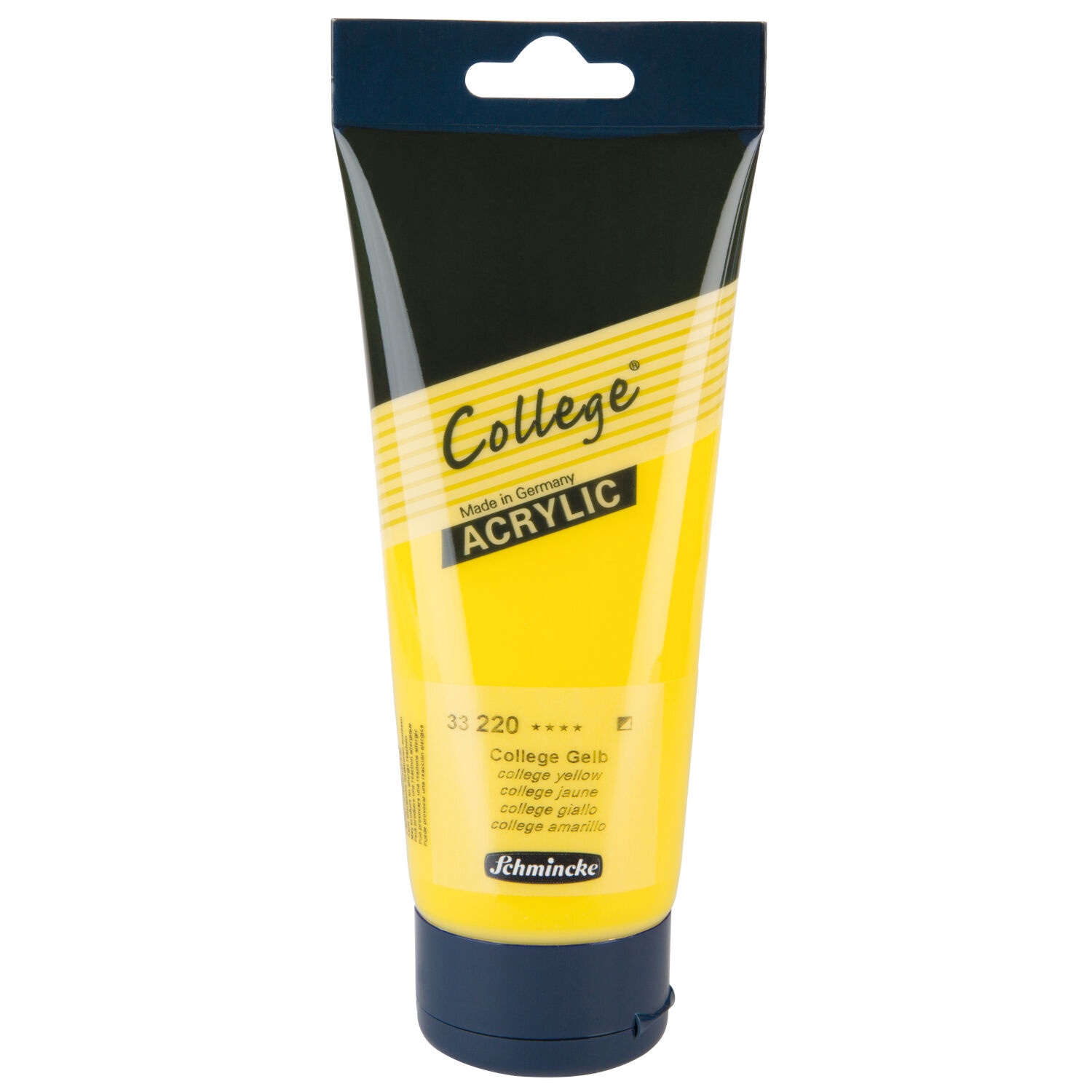 SALE College Acrylic Acrylfarbe, 200ml, College Gelb