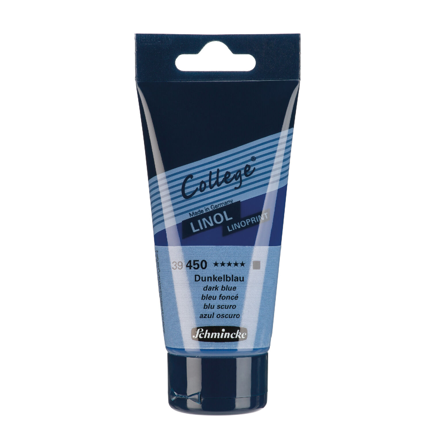 Schmincke College Linolfarbe, 75ml, Dunkelblau
