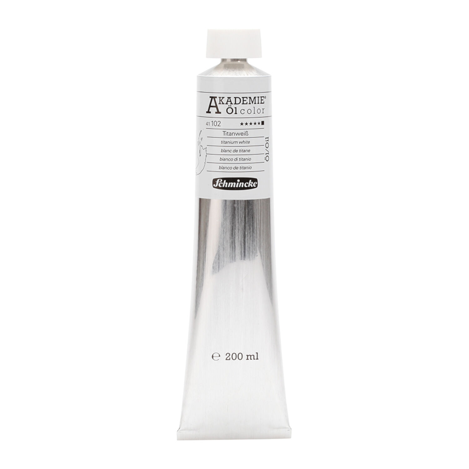 Akademie l-Color lmalfarbe 200ml, Titanwei