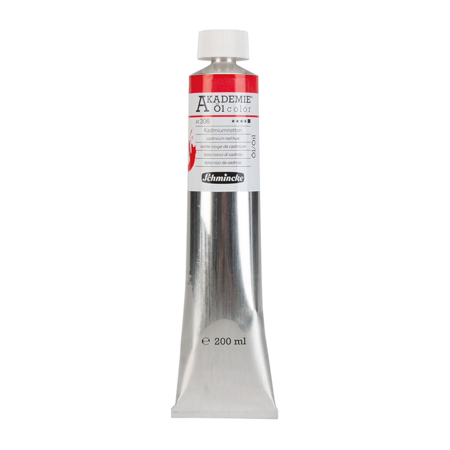 NEU Schmincke Akademie l Color, 200 ml, Kadmiumrotton
