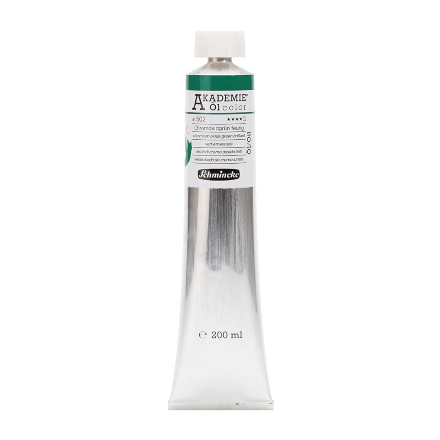 NEU Schmincke Akademie l Color, 200ml, Chromoxidgrn feurig