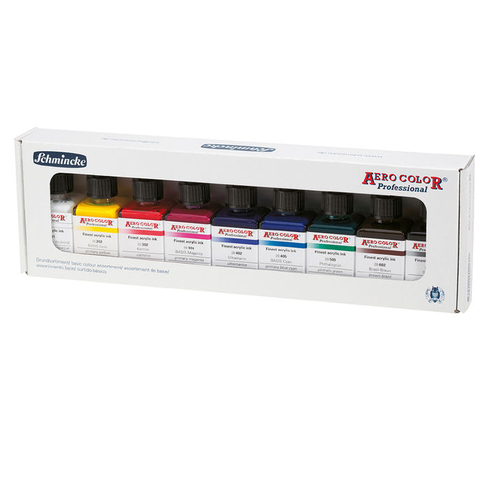 AERO COLOR Professional - Airbrushfarben SET 3