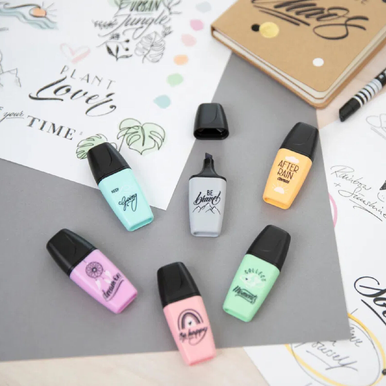 STABILO Textmarker Boss Mini, Pastellove Edition 2.0, Zartes Trkis Bild 3