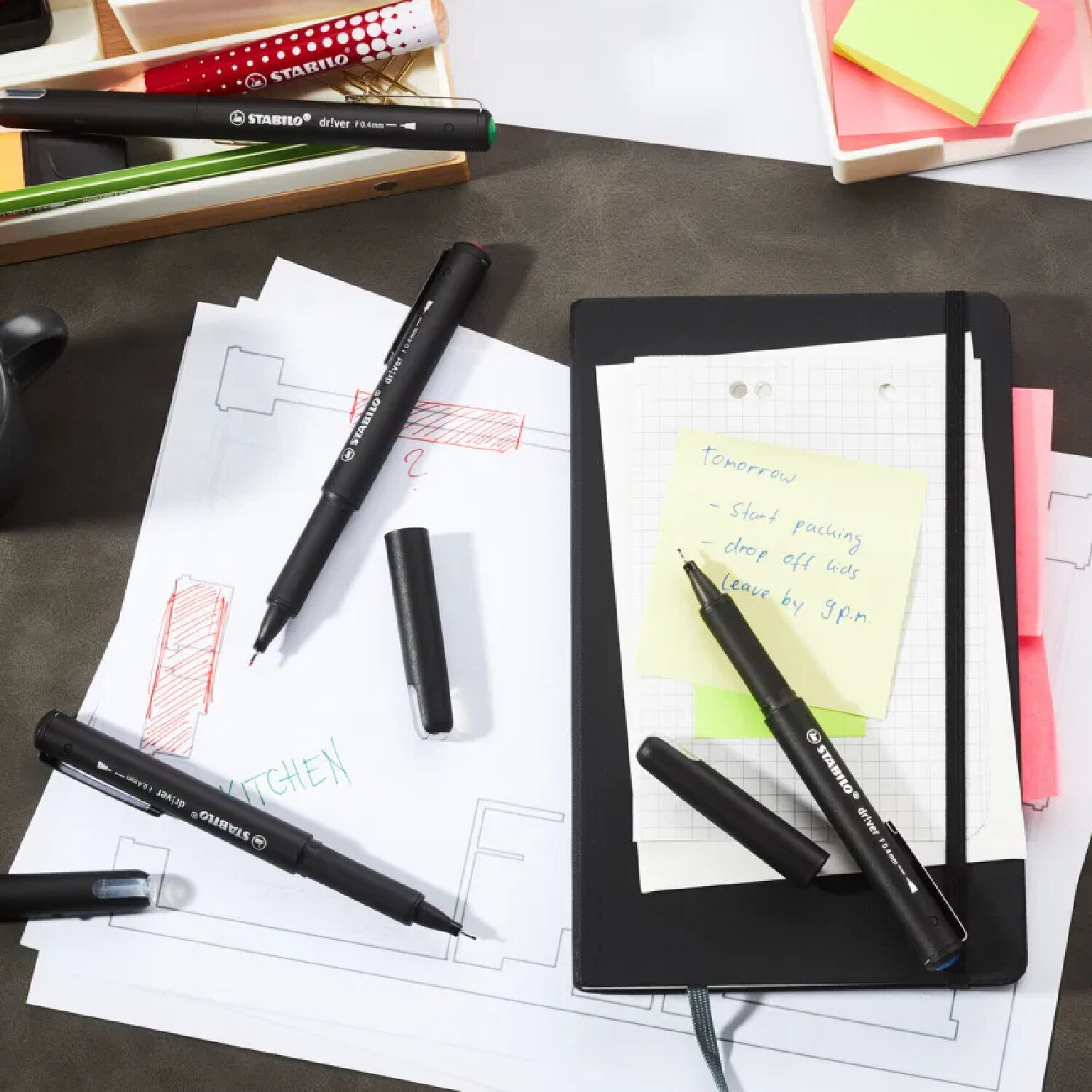 STABILO Premium-Fineliner dr!ver F, 0,4 mm, Grn Bild 4