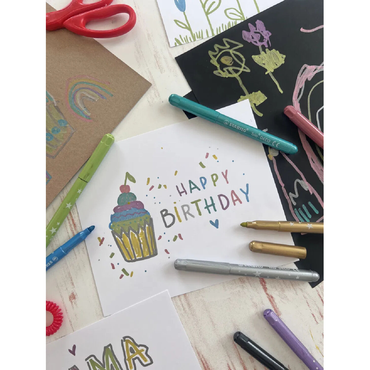 STABILO Metallic-Filzstift Trio DECO, 8er Etui Bild 3