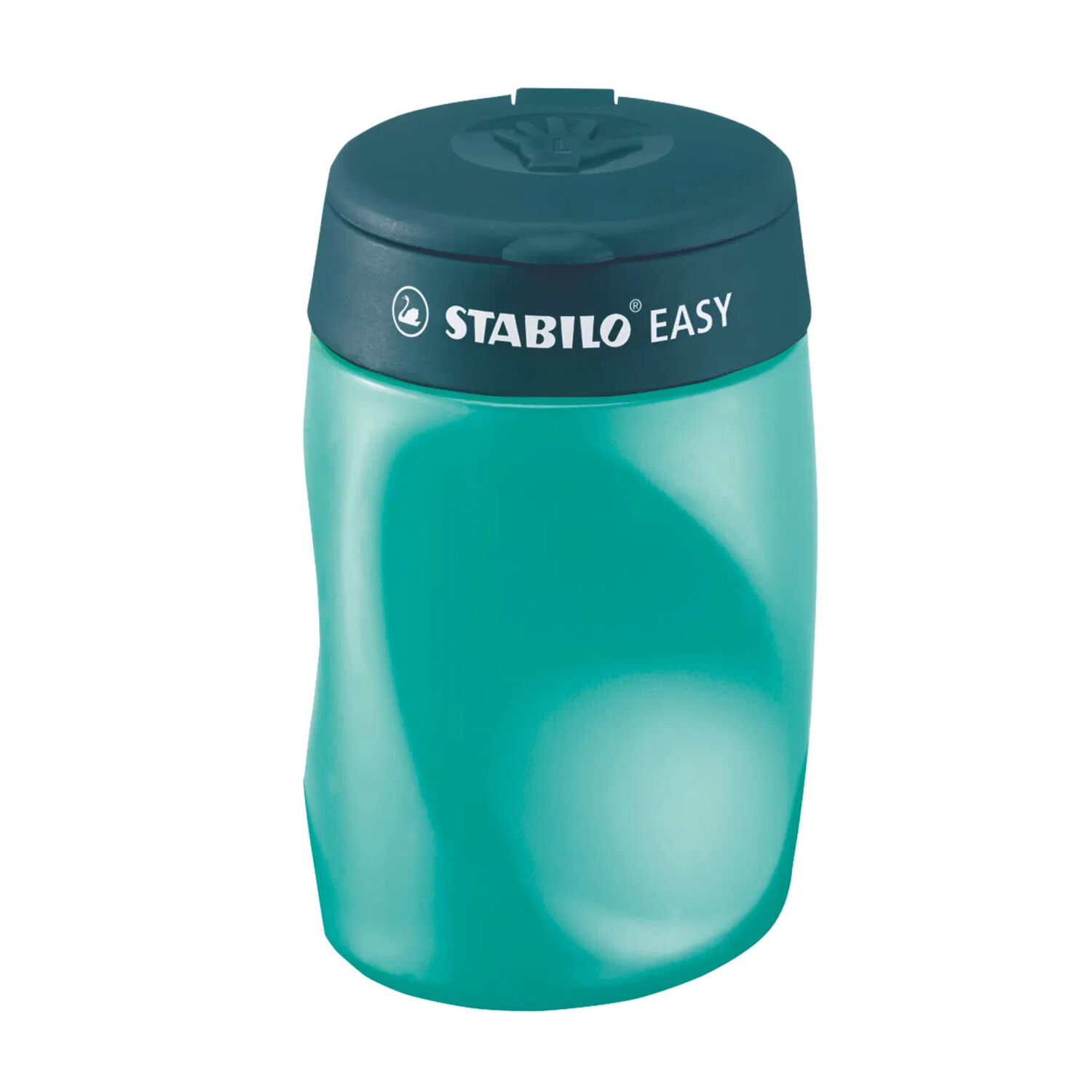 STABILO EASYsharpener, Ergonomischer Dosenspitzer fr Linkshnder, Petrol