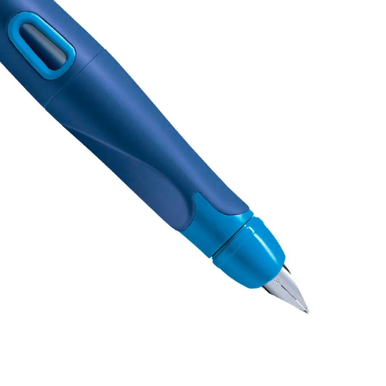 STABILO EASYbirdy, Ergonomischer Schulfller fr Linkshnder, Mitternachtsblau/Azur Bild 2