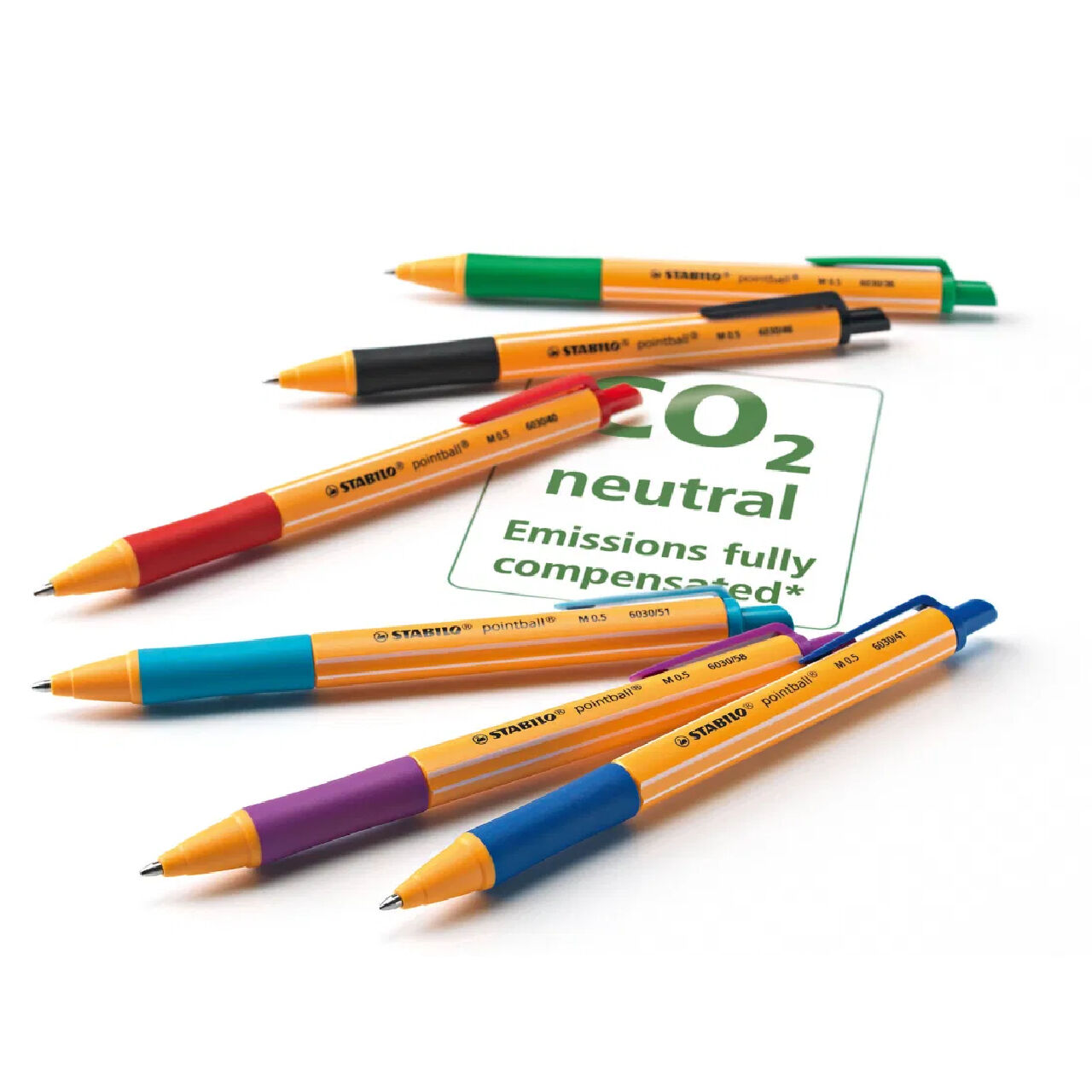 STABILO pointball Kugelschreiber, Grn Bild 2