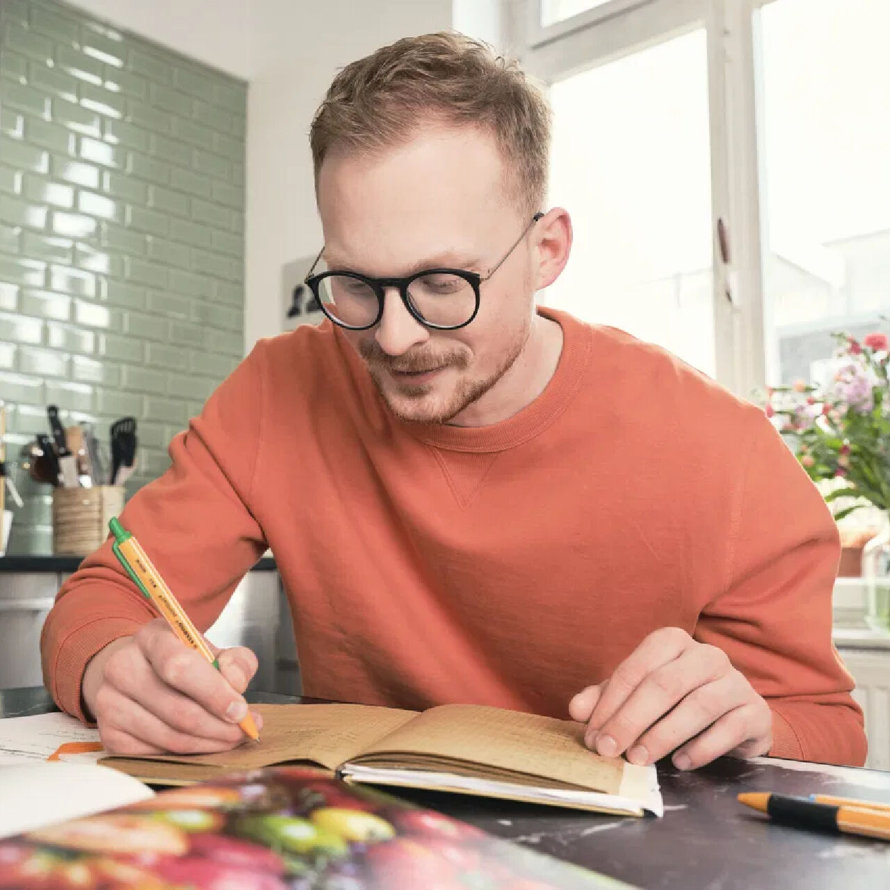 STABILO pointball Kugelschreiber, Grn Bild 4