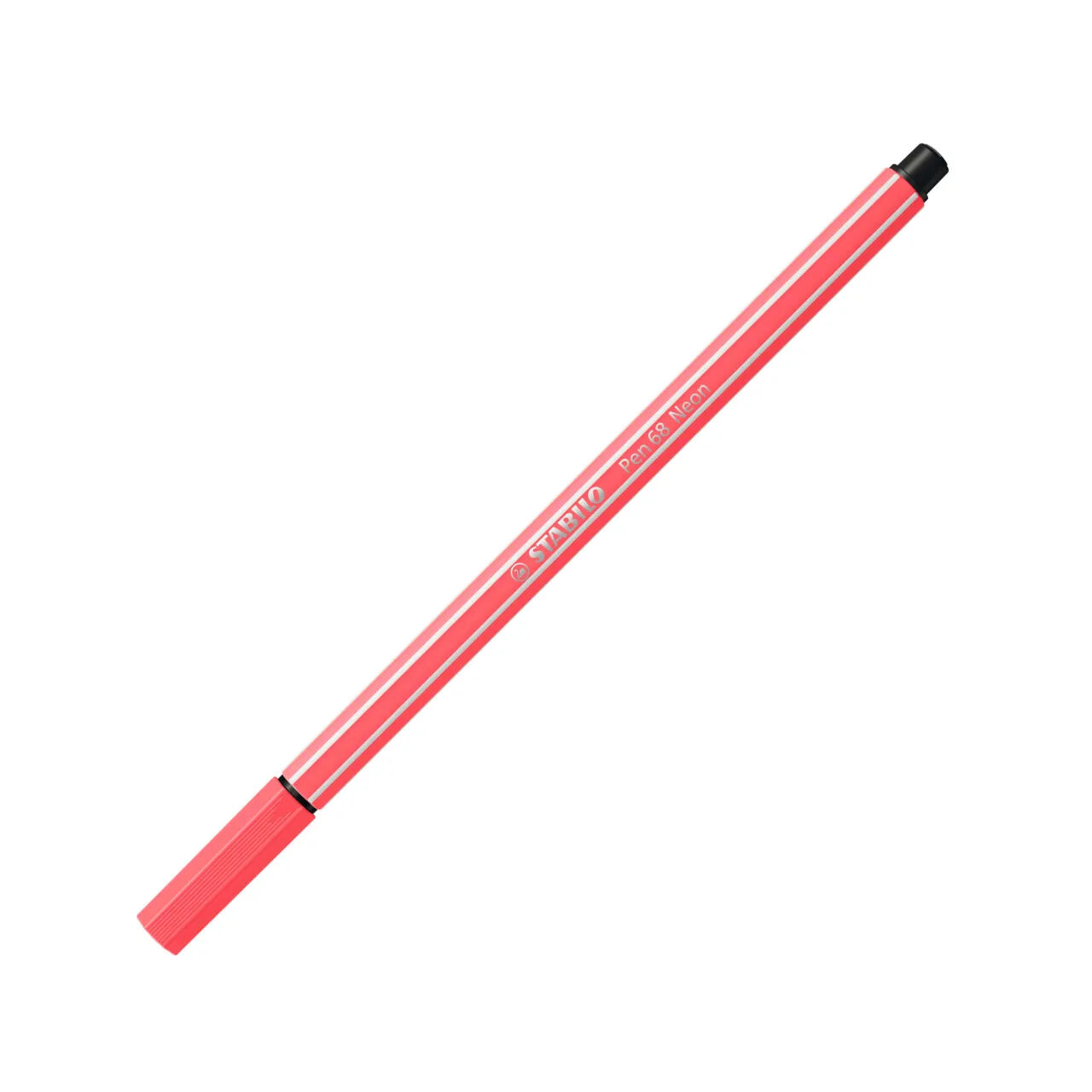 STABILO Pen 68, Premium-Filzstift, Neon Rot
