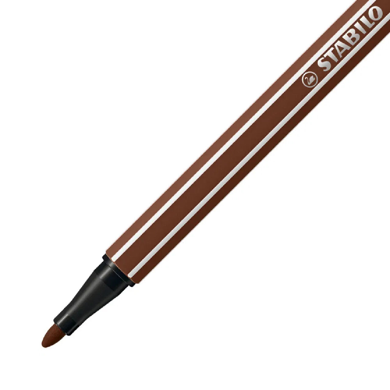STABILO Pen 68, Premium-Filzstift, Braun Bild 2