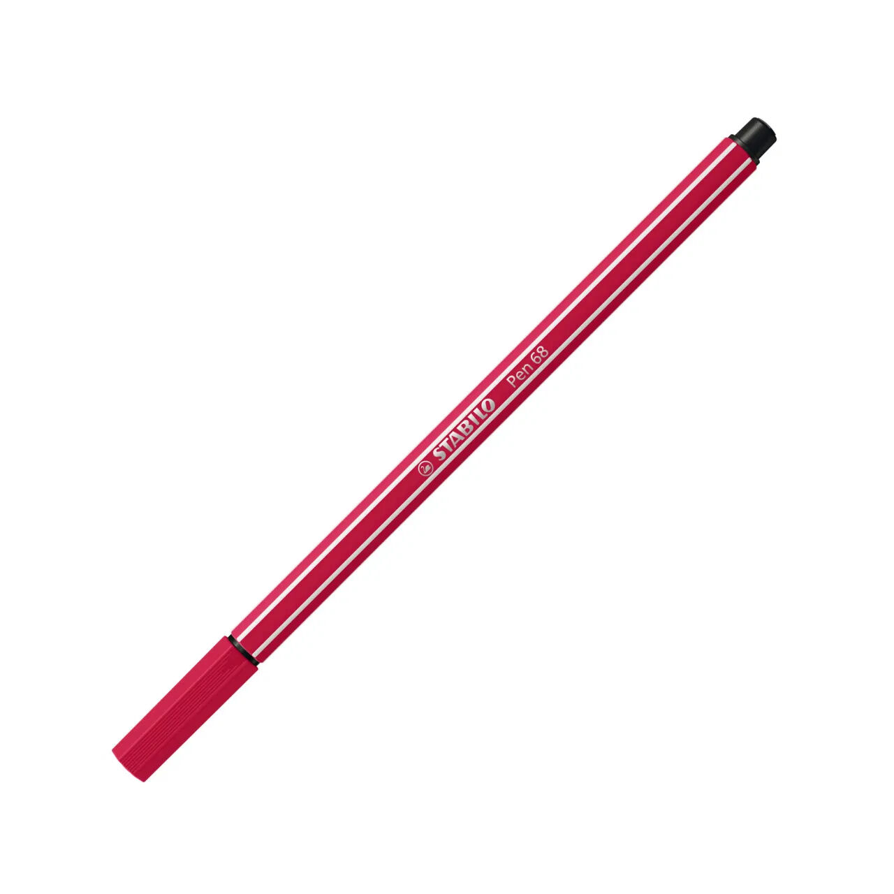 STABILO Pen 68, Premium-Filzstift, Dunkelrot
