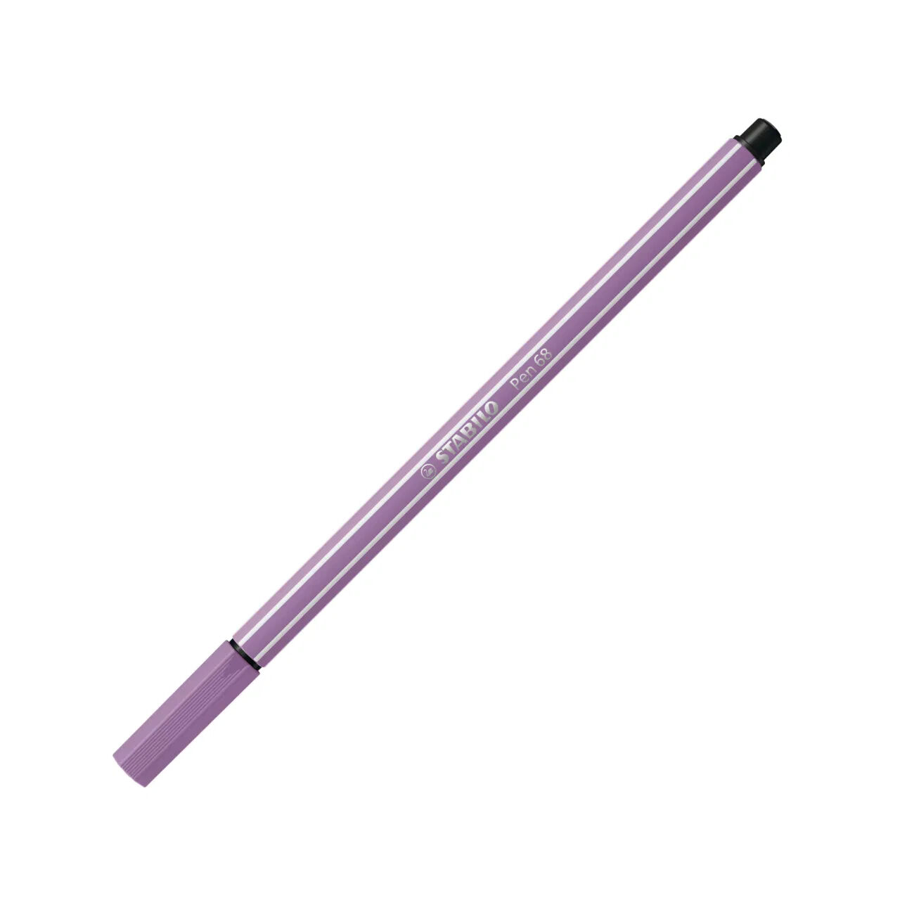 STABILO Pen 68, Premium-Filzstift, Grauviolett