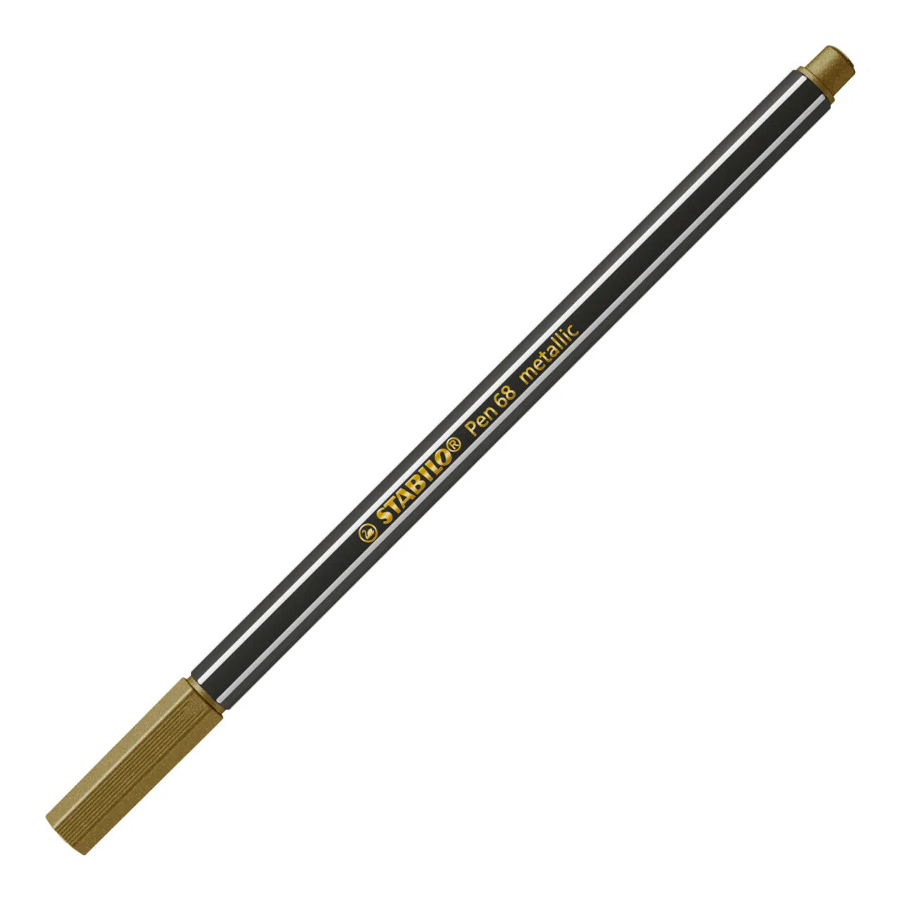 STABILO Pen 68, Premium-Filzstift Metallic, Gold