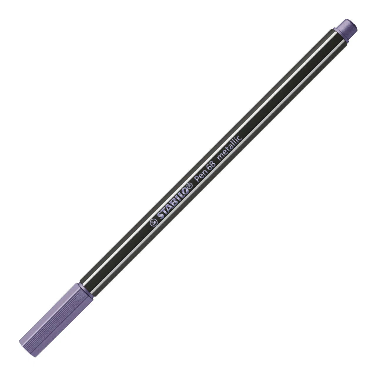 STABILO Pen 68, Premium-Filzstift Metallic, Violett