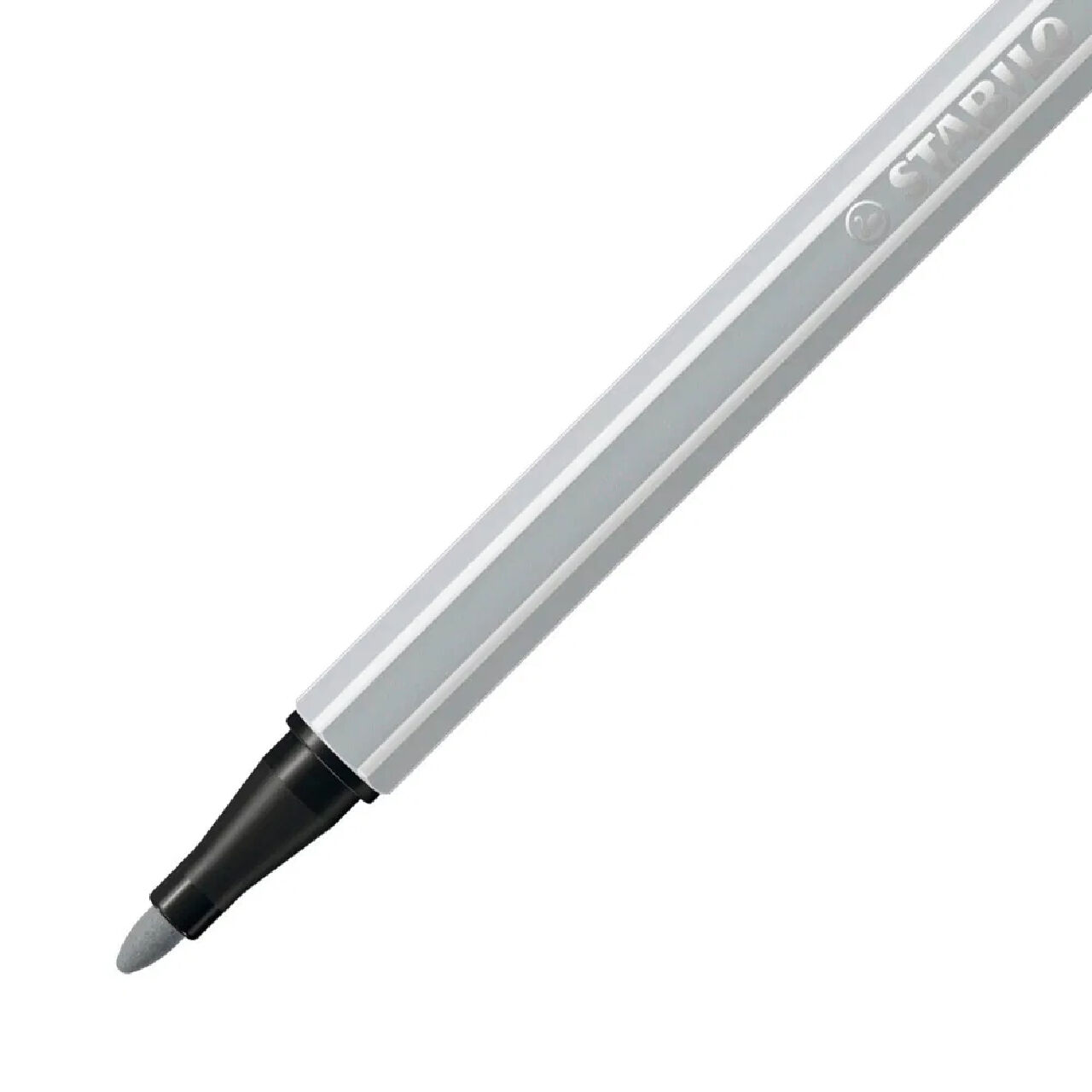 STABILO Pen 68, Premium-Filzstift, Hellgrau Bild 2