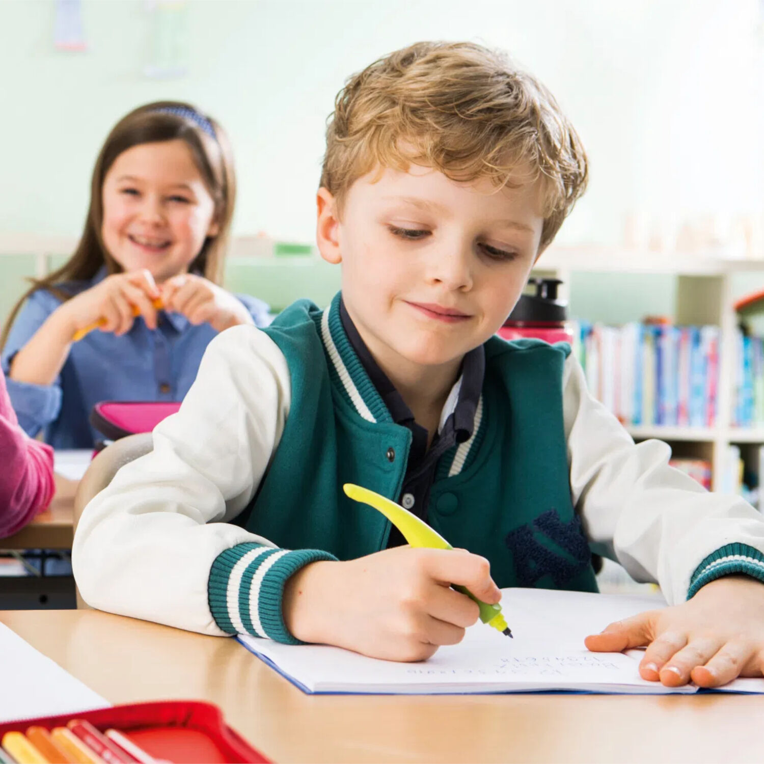 STABILO EASYoriginal, Ergonomischer Tintenroller fr Rechtshnder, Blau Bild 4