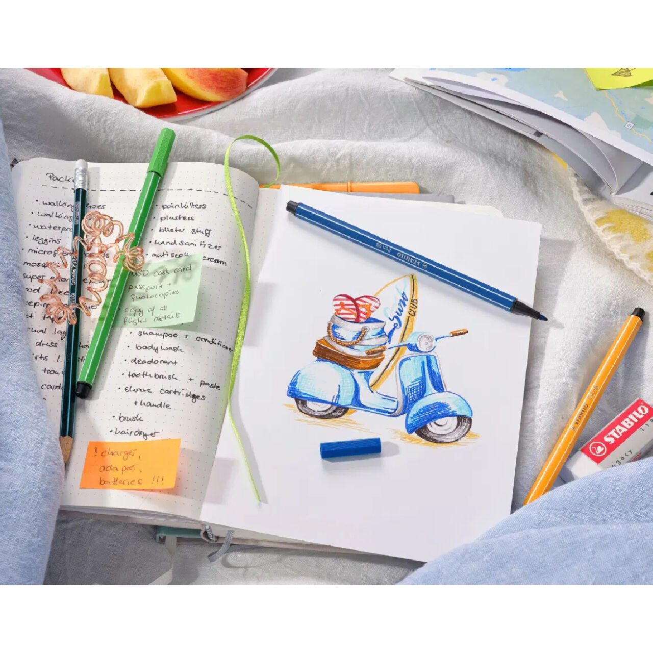 STABILO Pen 68, Premium-Filzstift, Braun Bild 4