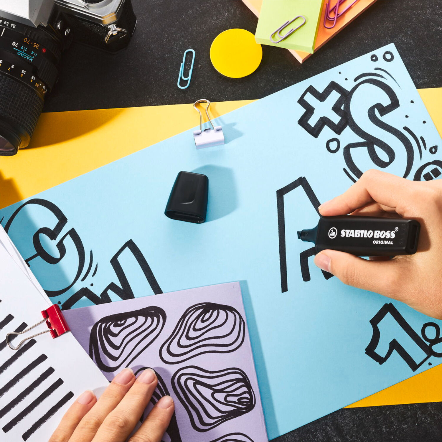 STABILO Textmarker Boss Original Arty, Schwarz Bild 3