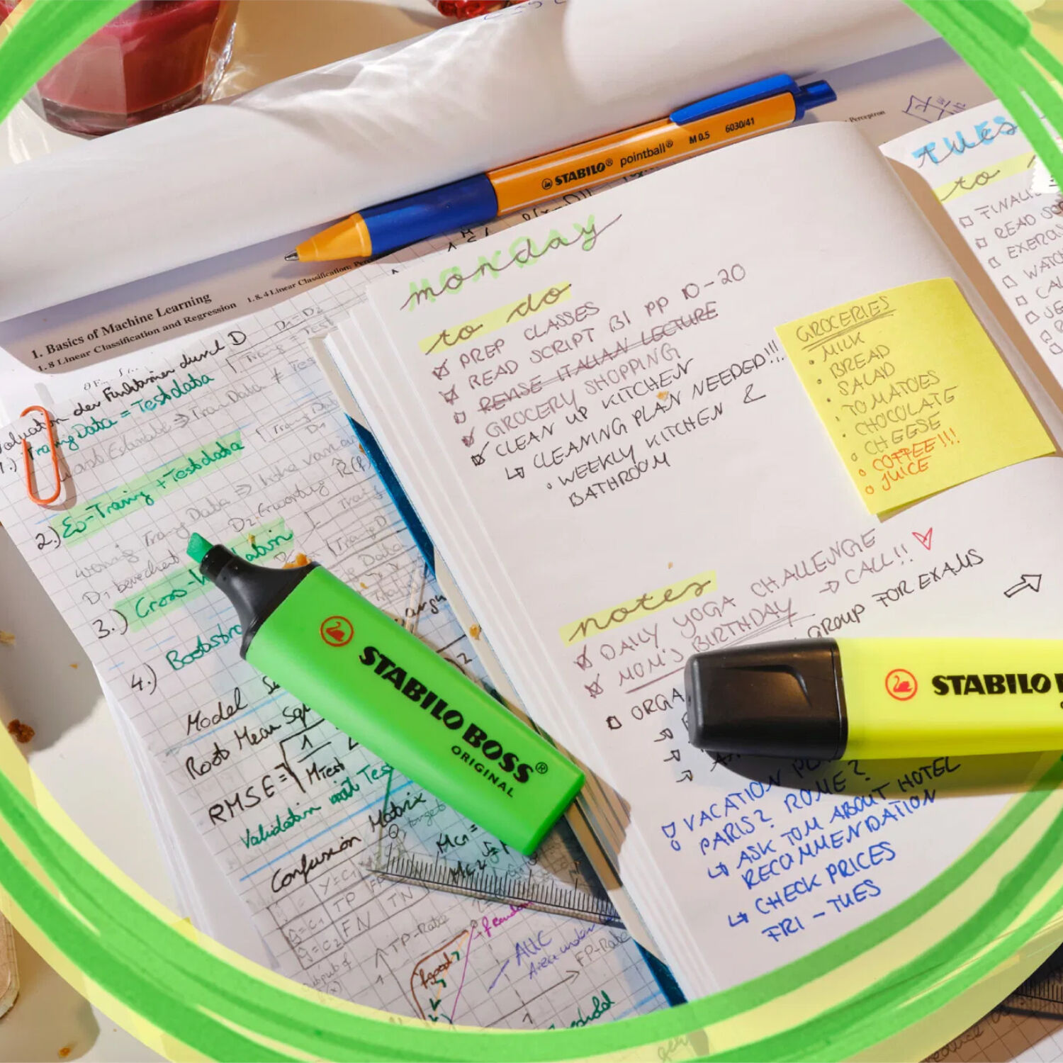 STABILO Textmarker Boss Original, 4er Etui Bild 3