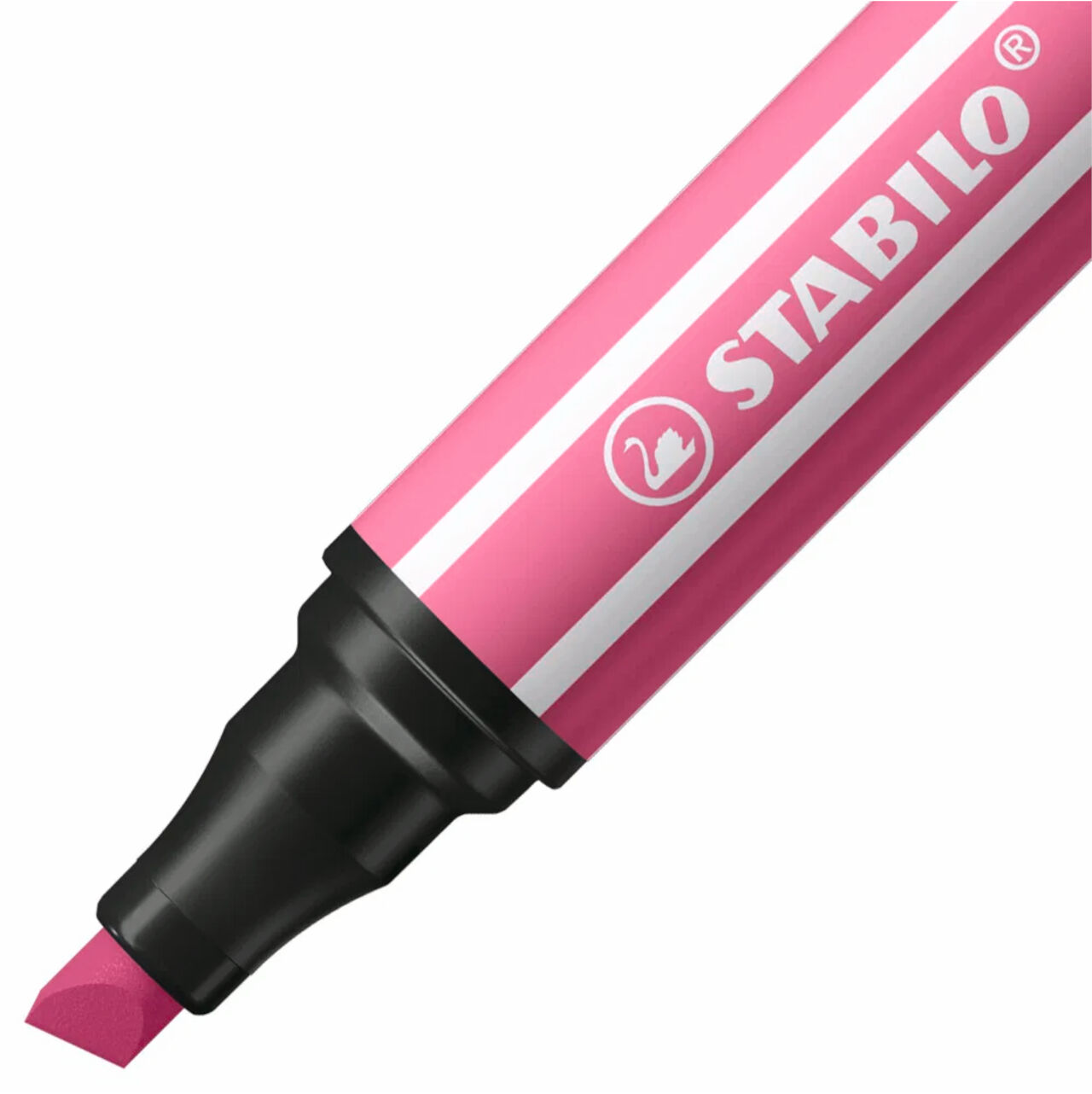 STABILO Pen 68 MAX, Premium-Filzstift mit Keilspitze, Erika Bild 2