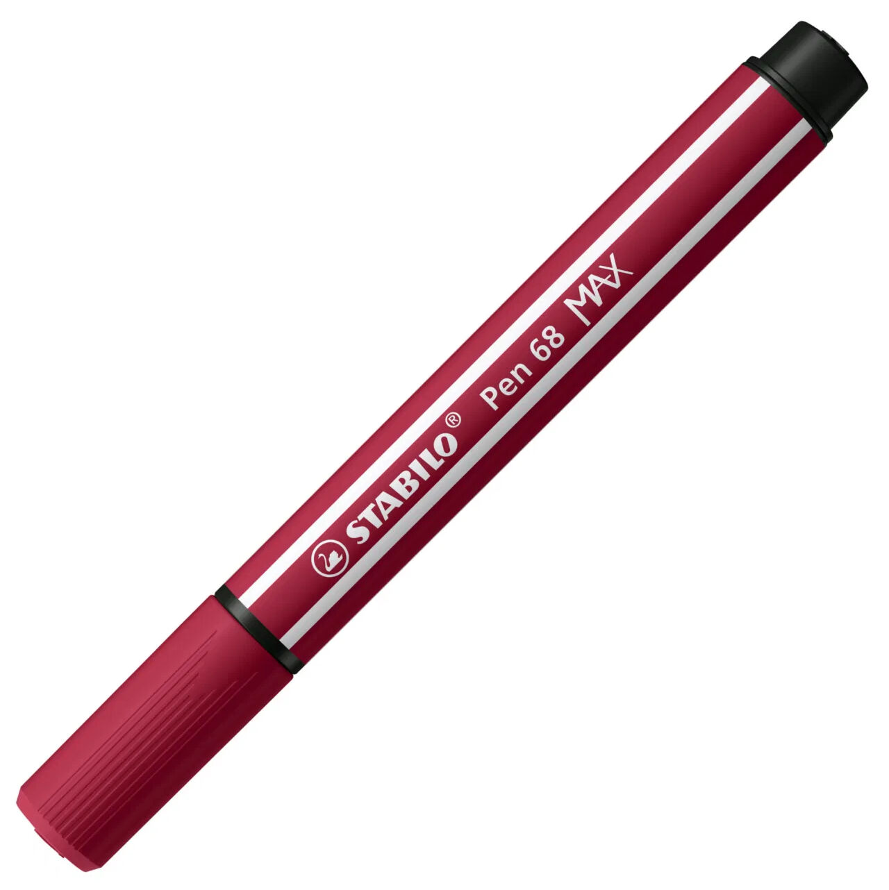 STABILO Pen 68 MAX, Premium-Filzstift mit Keilspitze, Purpur