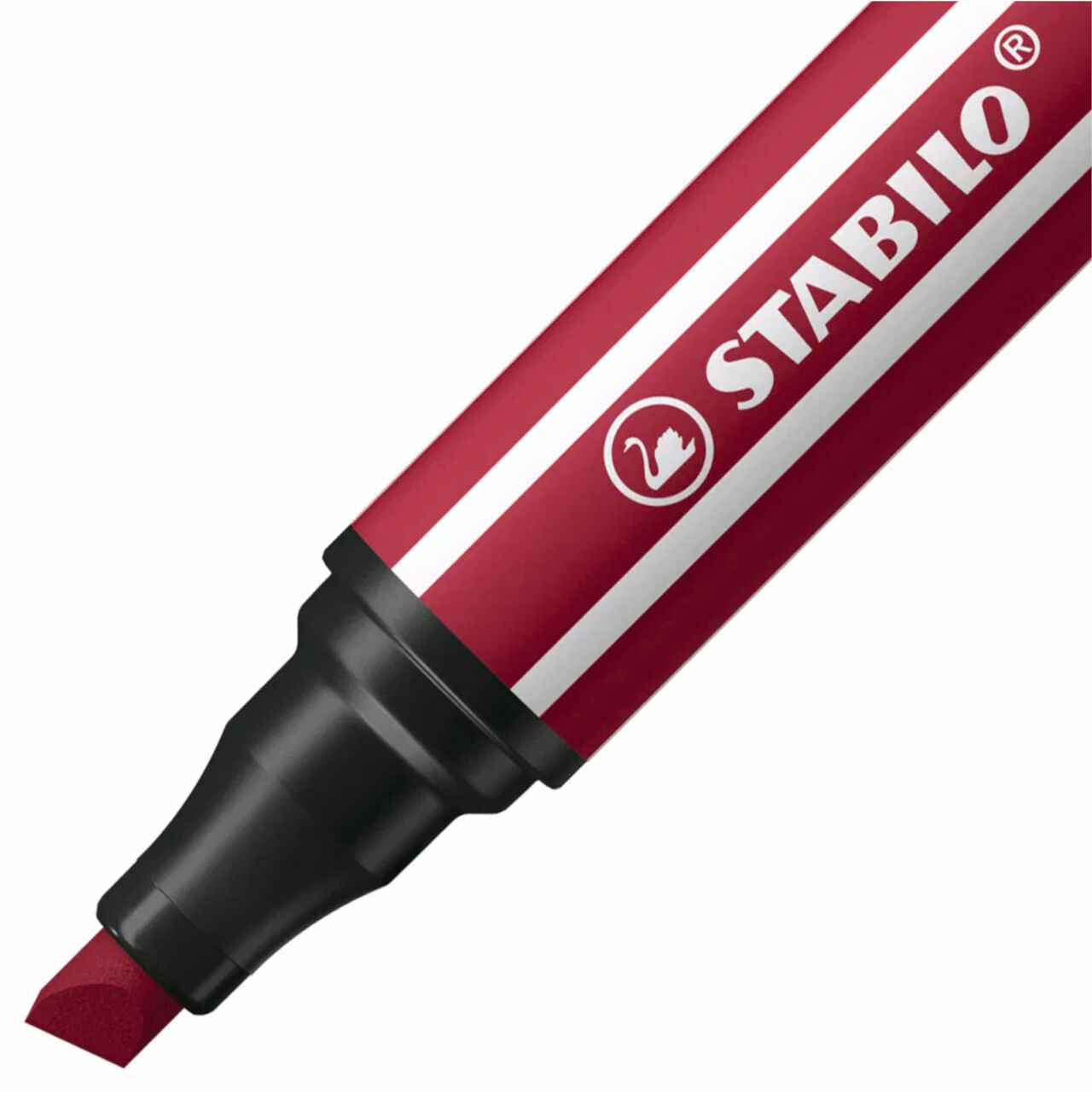 STABILO Pen 68 MAX, Premium-Filzstift mit Keilspitze, Purpur Bild 2