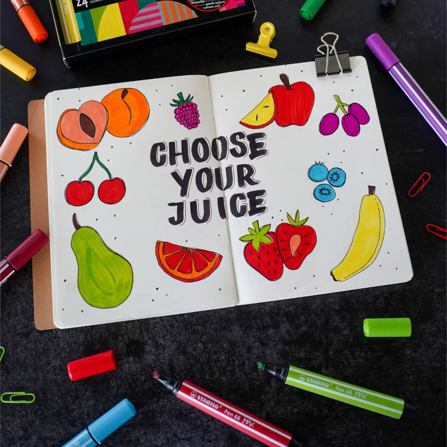 STABILO Pen 68 MAX, Premium-Filzstift mit Keilspitze, Eisgrn Bild 3