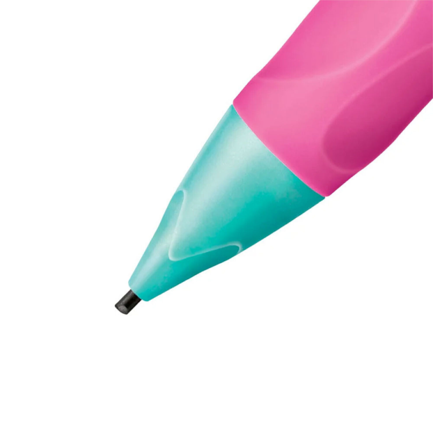 STABILO EASYergo 1.4, Ergonomischer Druckbleistift fr Rechtshnder, Trkis/Neonpink Bild 2