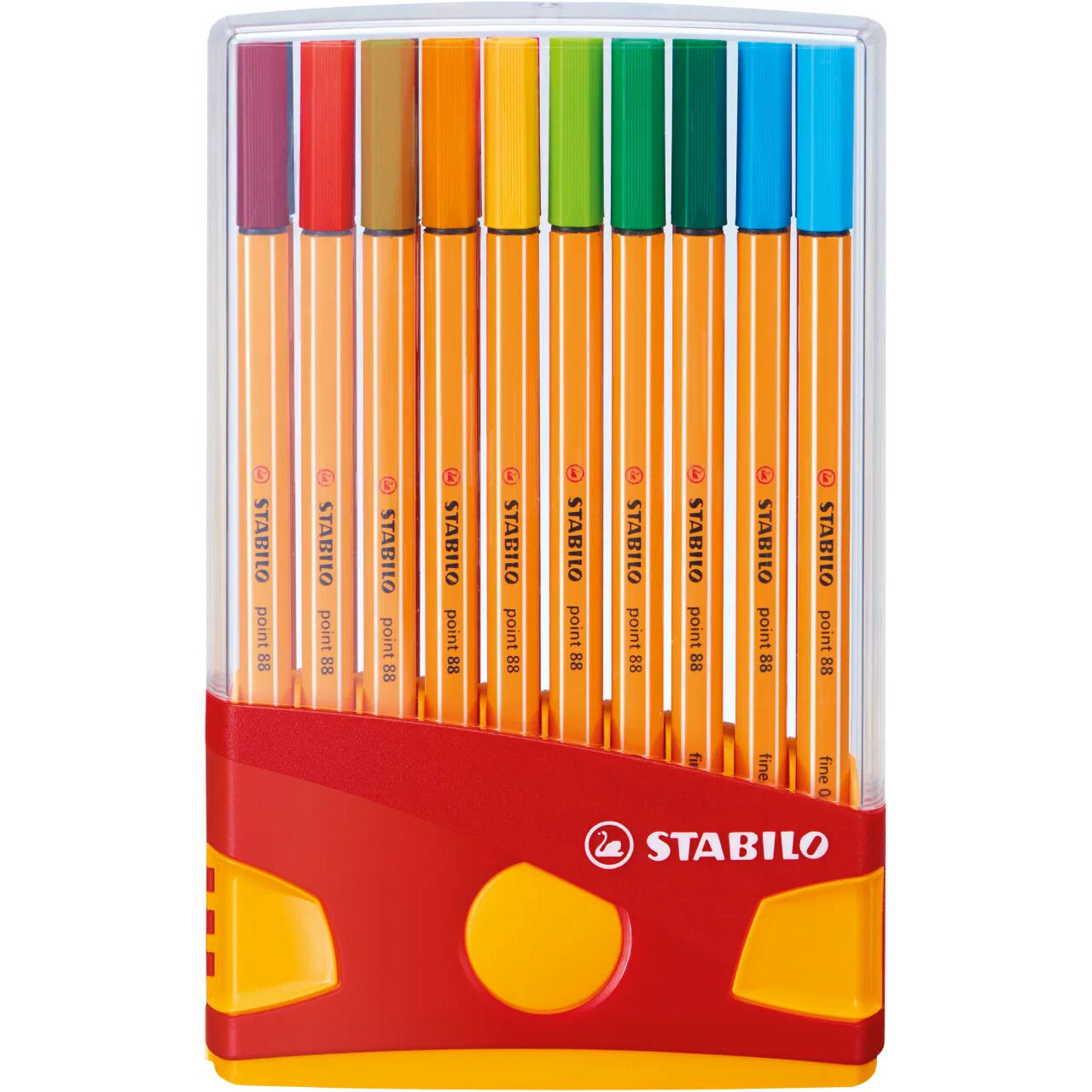 STABILO point 88 Fineliner, 20er ColorParade rot/orange Bild 2