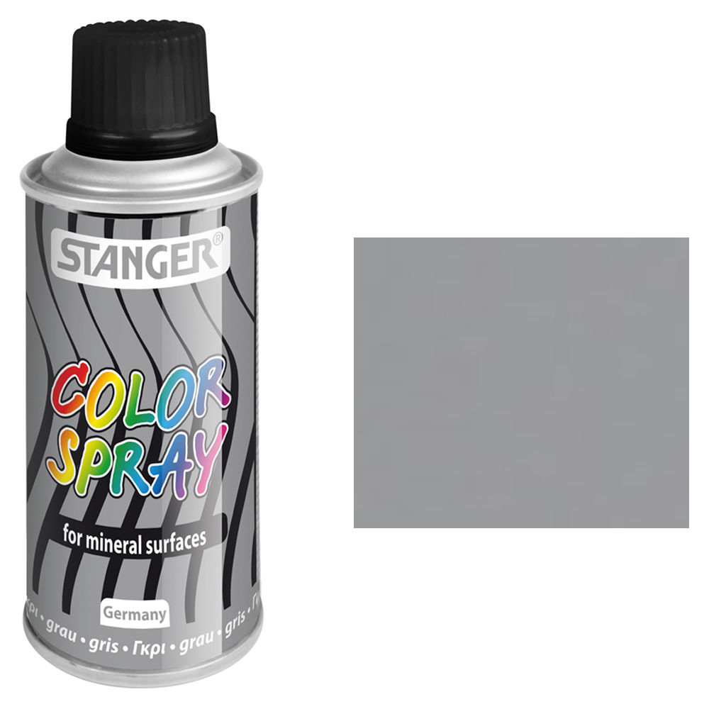 Spray-Farbe 150ml-Dose von Stanger, grau