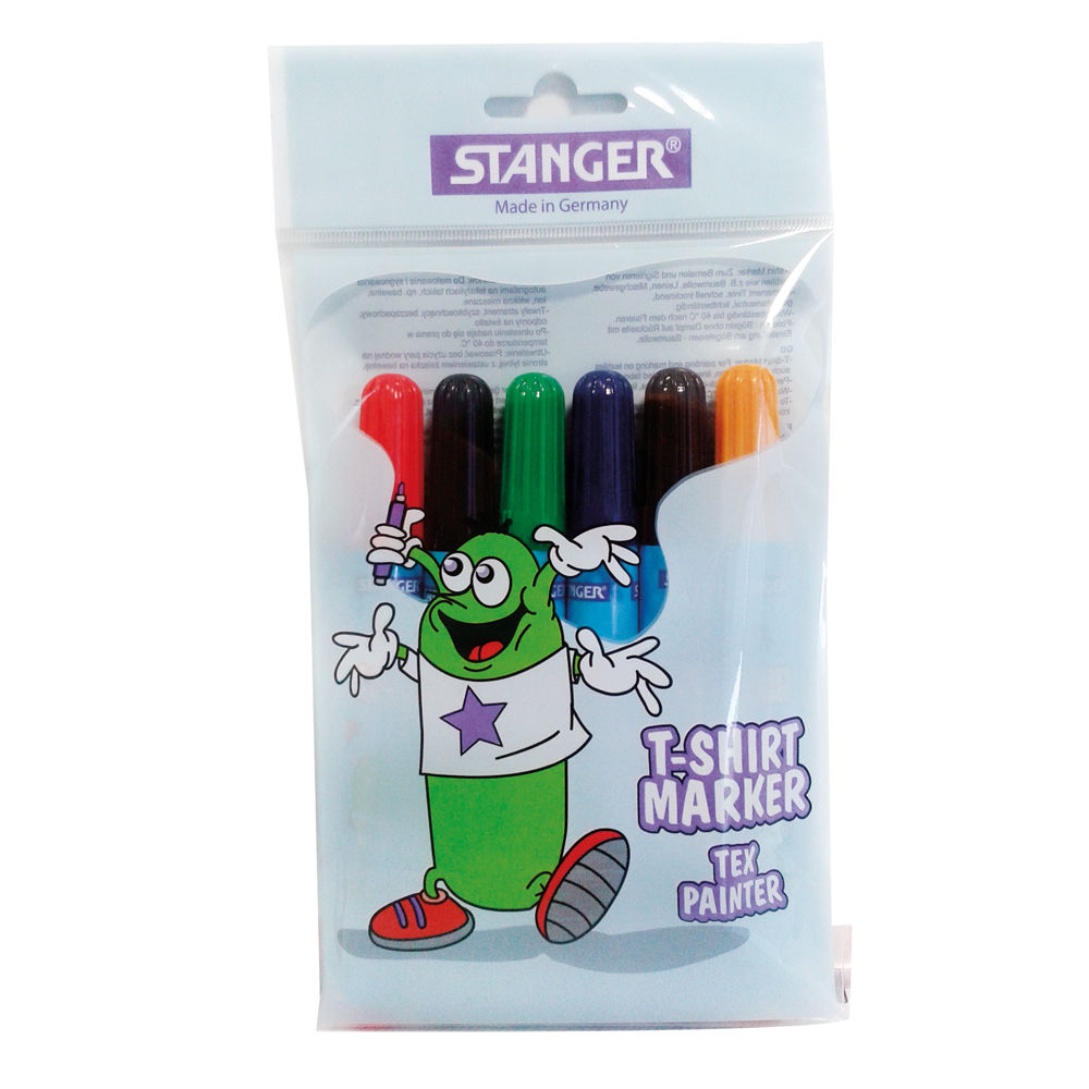 T-Shirt Marker, 1-3mm, 6er Set