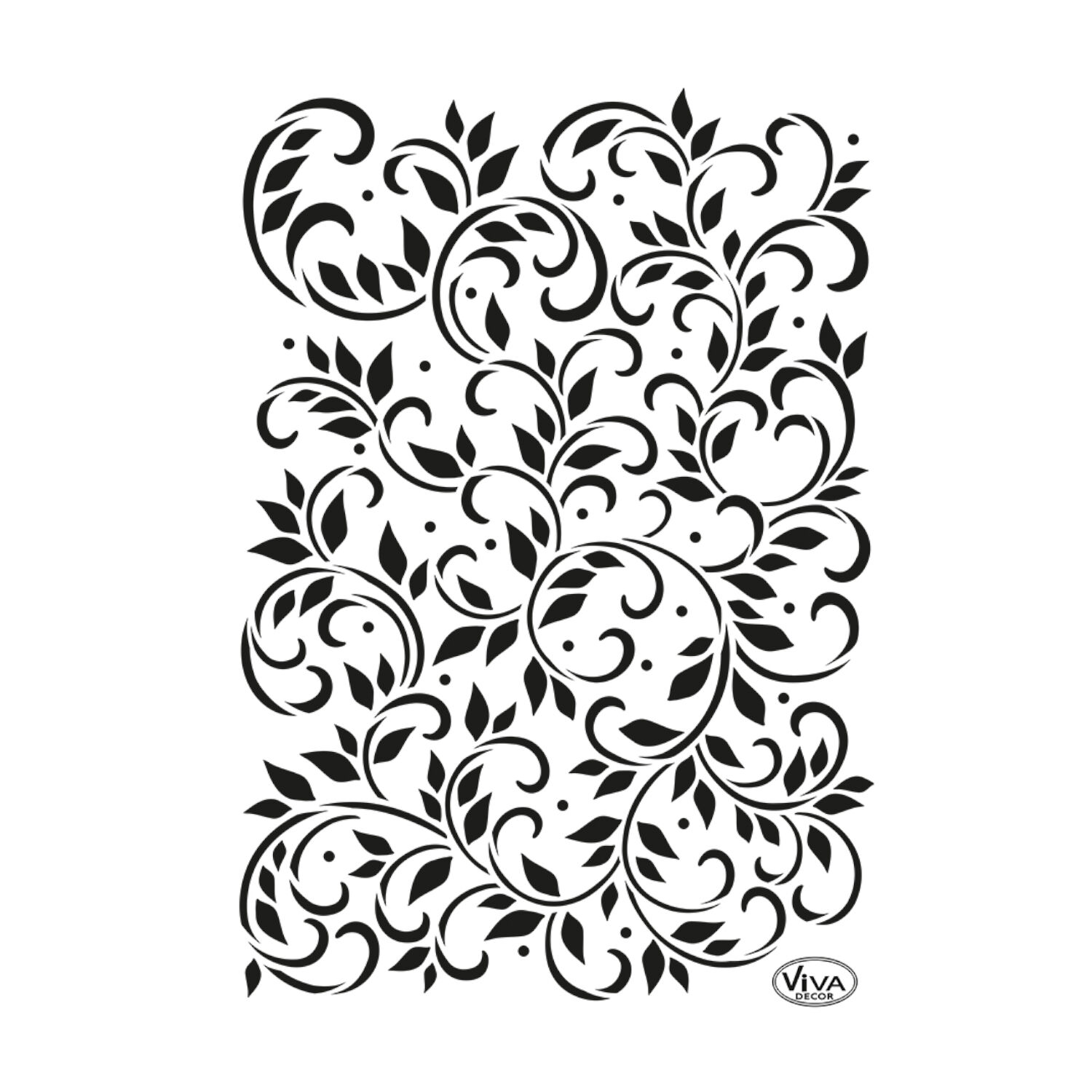 NEU UniversalSchablone A4 Ranken Schablonen Stempel, Stanzer