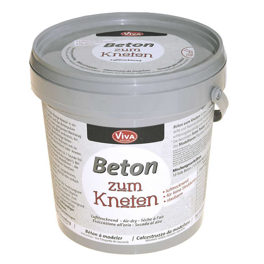 Viva Decor Beton zum Kneten, 5 Kg Eimer