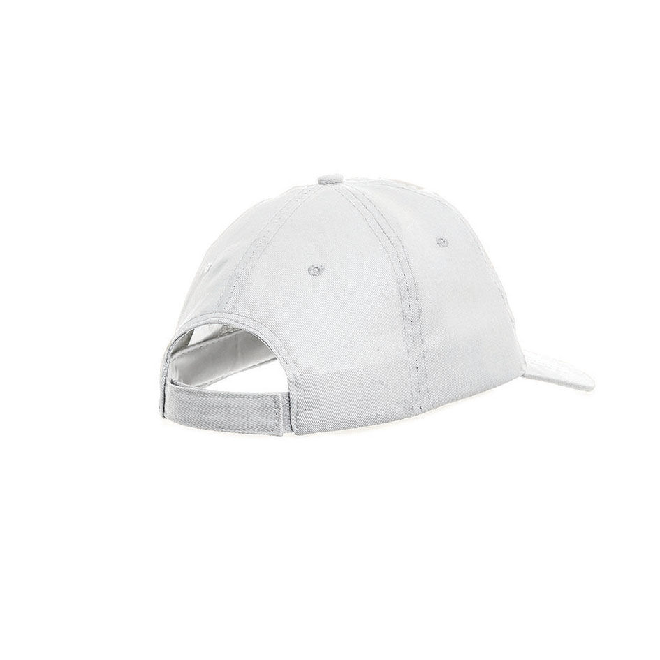 Baseball-Cap für Erwachsene, größenverstellbarer Klettverschluss, Weiß Bild 2