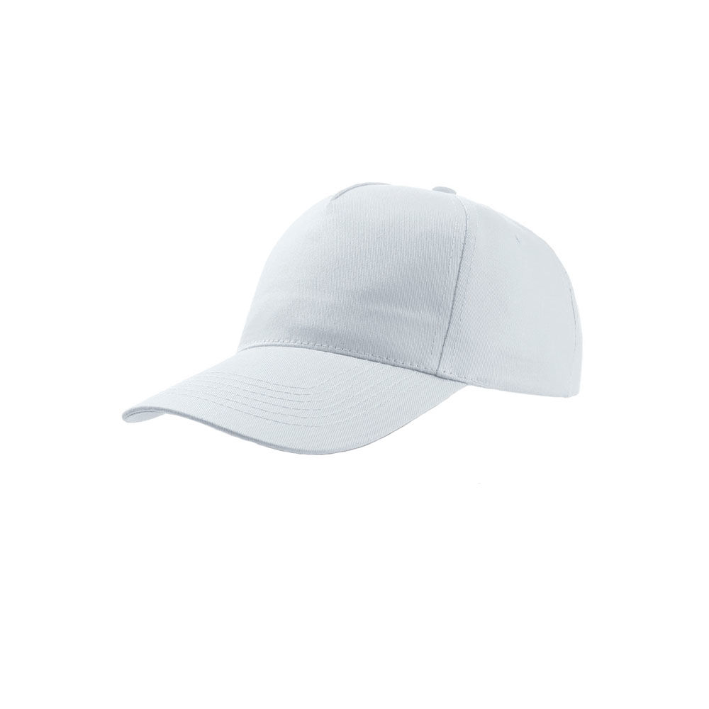 Baseball-Cap für Erwachsene, größenverstellbarer Klettverschluss, Weiß